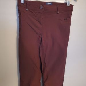 Reitmans Burgundy Petites Pants - Size 2P